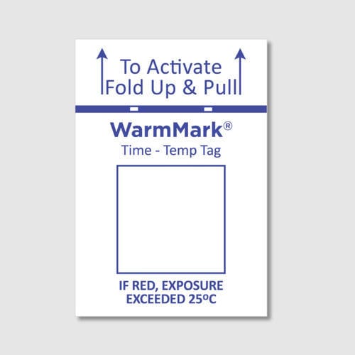 Этикетка экспедиции - WarmMark  - SpotSee - клейкая / для продуктов питания / для химических продуктов