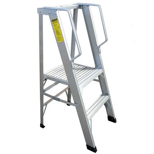Выдвижная лестница из алюминия - ZRDT-6006 - Qingdao Zeruida Industry & Trade Co., Ltd. - с платформой / для складов