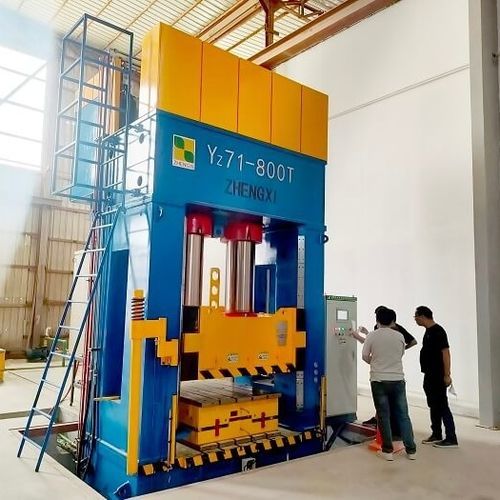 Гидравлический пресс - Yz71 800T FRP - Zhengxi Hydraulic - электрический / для формовки / с сжатием