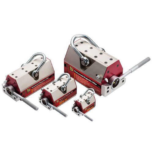 Подъемник с постоянным магнитом с ручным переключением - ECMC-M series - HOMGE MACHINERY IND. CO., LTD. - для листового металла / для балки / для железных прутьев