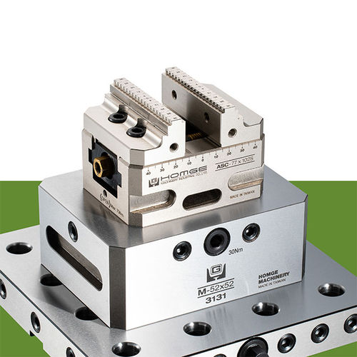 Быстрого с нулевой точкой зажимное приспособление - ASC-S Series - HOMGE MACHINERY IND. CO., LTD. - механический / для мехобработки / для обрабатываемых деталей