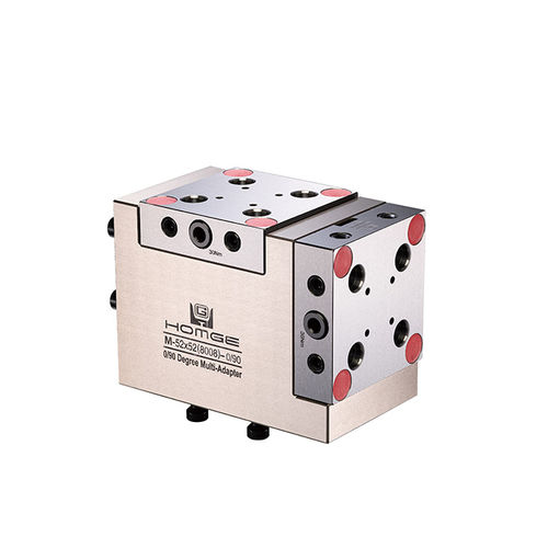 Механическая система зажима с нулевой точкой - M-52x52(8008)-0/90 - HOMGE MACHINERY IND. CO., LTD. - для станка / модуль для нагружения и привода / для обработки 5 осей