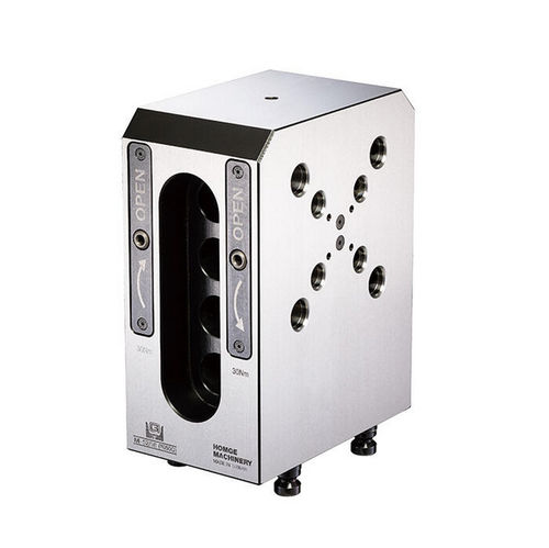 Система зажима с нулевой точкой quick-tower - M-52/96(80566G) - HOMGE MACHINERY IND. CO., LTD. - механическая / из стали / двойная