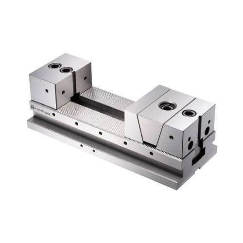 Тиски для станка - S-100 - HOMGE MACHINERY IND. CO., LTD. - пневматический / из стали / для мехобработки