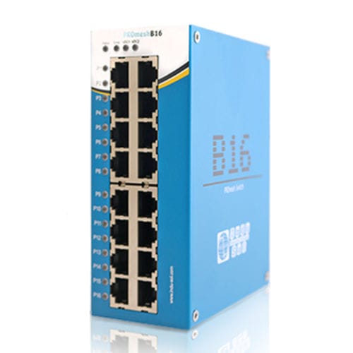 Промышленный коммутатор Ethernet - PROmesh B16 - Indu-Sol GmbH - управляемый / 16 портов / ProfiNet