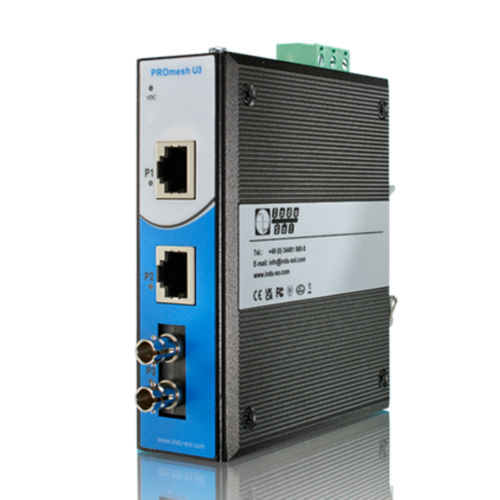 Неуправляемый коммутатор Ethernet - PROmesh U3 - Indu-Sol GmbH - 3 порта / ProfiNet / на DIN-рейке