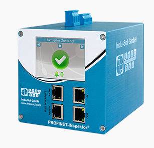 Инструмент для диагностики ProfiNet - PROFINET-INspektor® NT - Indu-Sol GmbH - для наблюдения / подключенный / умный