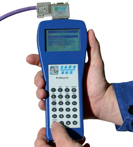 Тестер для кабелей - PROFtest II XL - Indu-Sol GmbH - для сети / PROFIBUS / переносной