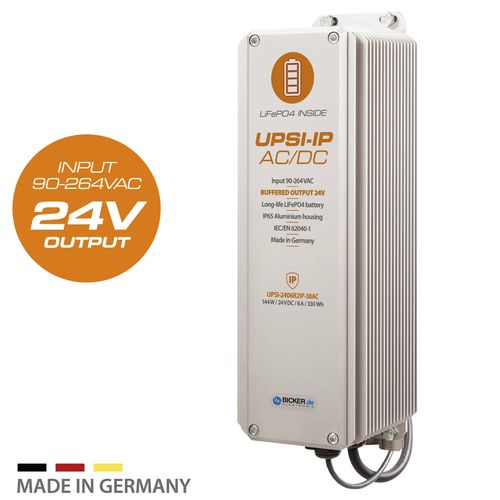 ИБП с входом переменного тока - UPSI-2406R2IP-38AC - Bicker Elektronik GmbH - AC / DC / LiFePO4