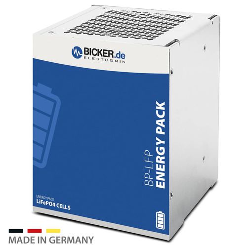 Аккумуляторный модуль с высокой энергетической плотностью - BP-LFP-2725D - Bicker Elektronik GmbH - LiFePO4 / призматический / 24 В