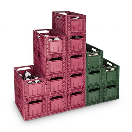 Складной ящик - Winebox - ISOCO Plastics Technology GmbH - из PP / для хранения / транспортный