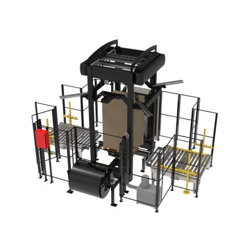 Автоматическая машина для обертывания груза на поддоне - NEWTEC BAG PALLETIZING - со стрейч-пленкой