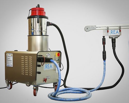 Электрический пароочиститель - Steamatic - REA STEAM CLEANING SRL - из нержавеющей стали / всасывающий / для пищевой промышленности