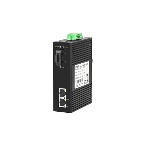 Преобразователь среда - MIEN1203-F - Wuhan Maiwe Communication Co., Ltd - коммуникационный / Ethernet в оптическое волокно / на DIN-рейке