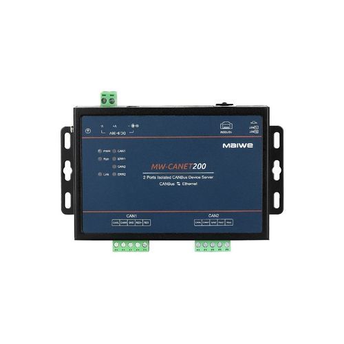 Преобразователь сигнала - MW-CANET200 - Wuhan Maiwe Communication Co., Ltd - шина CAN к ethernet / промышленный / откидной