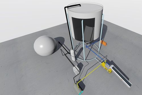 Резервуар смеси - Suzhou JONO Environmental Technology Co., LTD - ферментации / для органических отходов / для сухих материалов