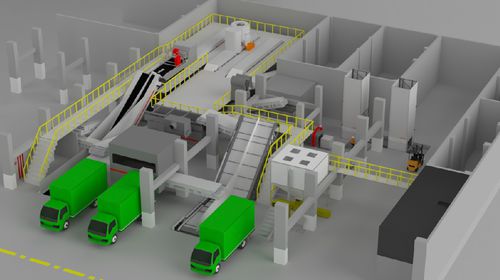 Установка для переработки для пластмассы - Shanghai - Suzhou JONO Environmental Technology Co., LTD - бумаги / методом измельчения / с высоким расходом