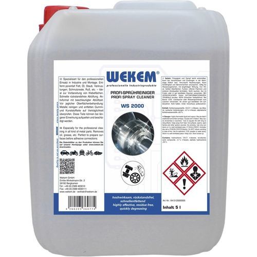 Чистящее средство на основе растворителя - WS 2000 - Wekem - для пластмассы