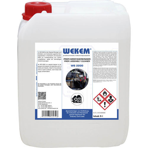 Чистящее средство на основе растворителя - WS 2200-5 - Wekem - для очистки / для металлов / керамическое