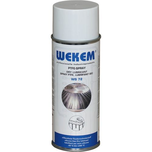 Антикоррозионный аэрозоль - WS 72-400 - Wekem - антиадгезивный / для пластмассы / из ПТФЭ
