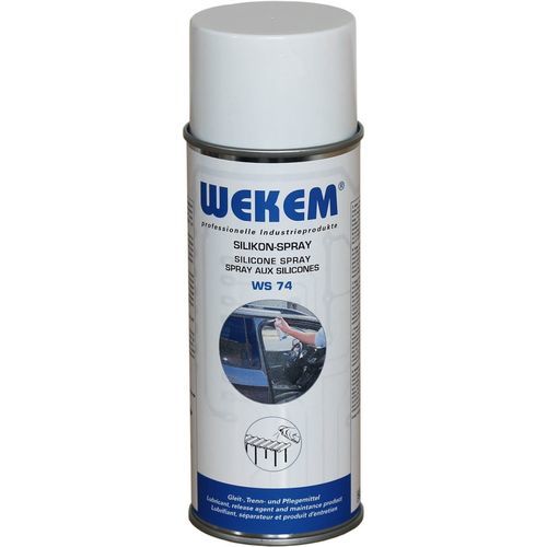 Смазочный аэрозоль - WS 74-400 - Wekem - для металла / для пластмассы / с растворителем