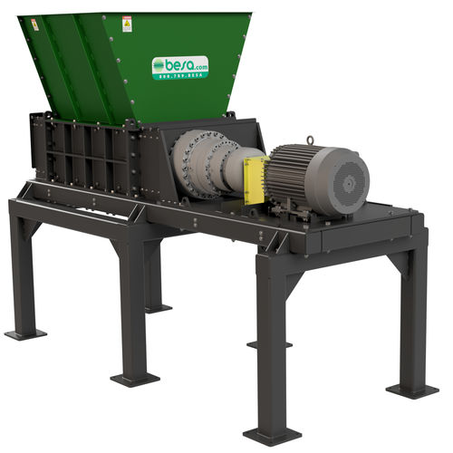 Двухвальный измельчитель - BESA Equipment - для шин / металлический / бумага