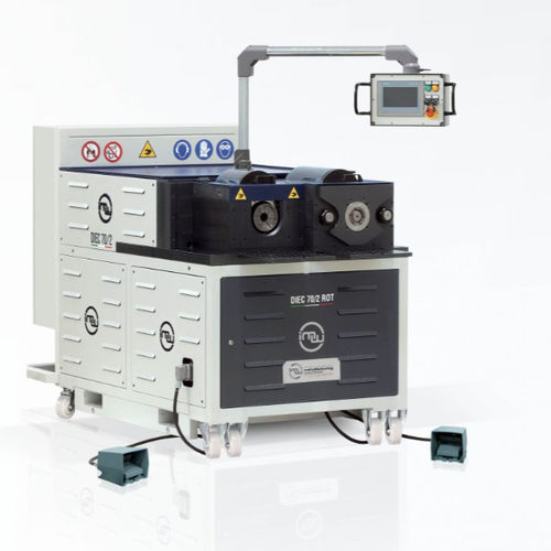 Орбитальная формовочная машина - DIEC 70/2 ROT - Industrial Manufacturing Machines srl - торца трубы / для труб / для муфты