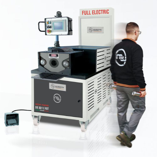 Формовочная машина торца трубы - DIE 80/1 E ROT - Industrial Manufacturing Machines srl - для труб / для металла / для муфты