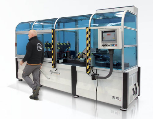 Линейный станок для перфорации - DFO series - Industrial Manufacturing Machines srl - в длину / для шланга
