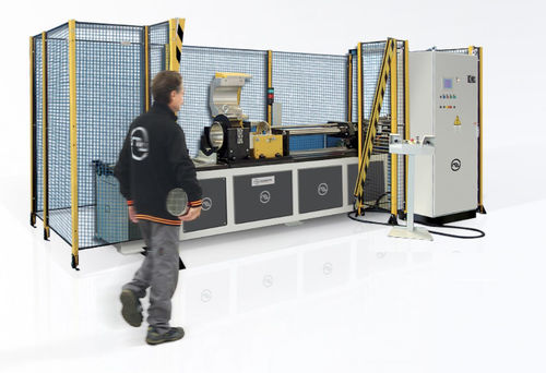 Пресс для трубы - DPMM 430 - Industrial Manufacturing Machines srl - для каталитического преобразователя / ЧПУ