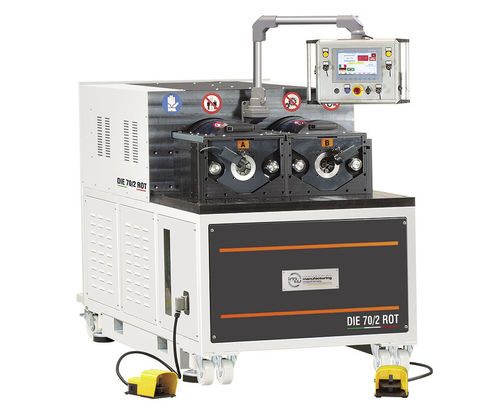 Формовочная машина с двойной головкой - DIE series - Industrial Manufacturing Machines srl - торца трубы / для труб / для металла