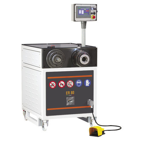 Формовочная машина с двойной головкой - ER 80 series - Industrial Manufacturing Machines srl - торца трубы / сталь / для металла
