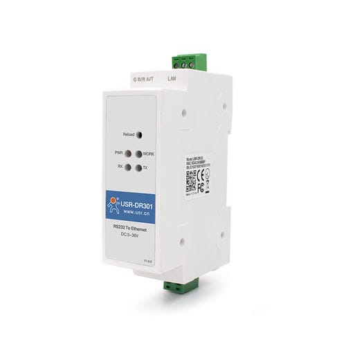 Преобразователь на DIN-рейке - USR-DR301  - Jinan USR IOT Technology Limited - коммуникационный / Ethernet / RS-232