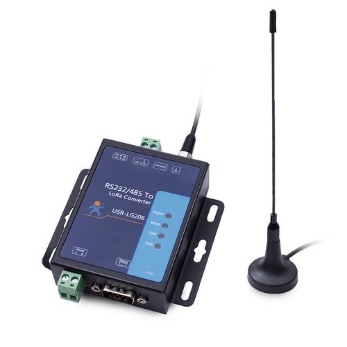 Преобразователь протокола - USR-LG206-P - Jinan USR IOT Technology Limited - RS-232 в LoRa / RS-485 в LoRa / двухточечный