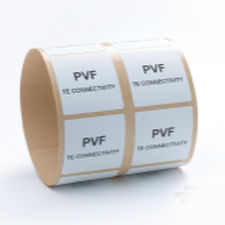 Этикетка с теплопередачей - PVF series - TE CONNECTIVITY - печатная / клейкая / из полифторида винилидена