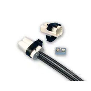 Соединитель для источника электропитания - F40658-000 - TE CONNECTIVITY - из силикона / для освещения общественного места / для фланца