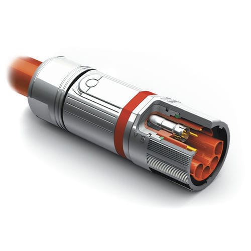 Соединитель для передачи данных - INTERCONTEC 723  - TE CONNECTIVITY - гибридный / Ethernet / прямой
