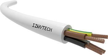 Электрический кабель питания - HO5VV-F - IZAYTECH - многопроволочный / из меди / с оболочкой из ПВХ