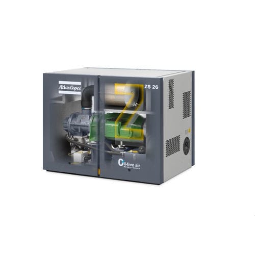 Выдуватель воздуха - ZS 18-45 VSD - Atlas Copco Kompressoren und Drucklufttechnik GmbH - винтовой / одноуровневый / с переменной скоростью