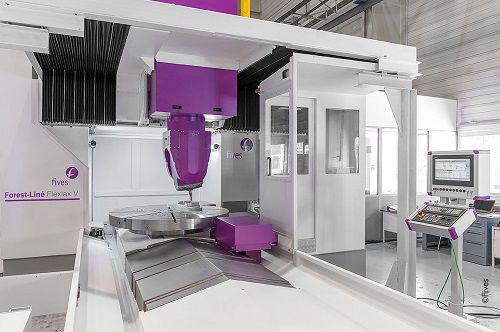 Токарно-фрезерный центр ЧПУ - FOREST-LINÉ FLEXIAX V - Fives Machining - вертикальный / 5 осей / с высокой производительностью