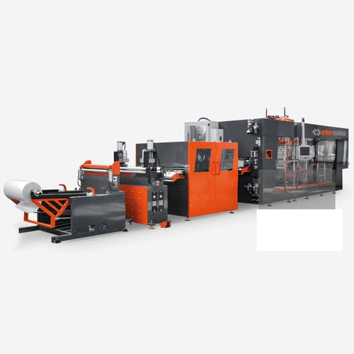 Устройство для термоформования с подачей в рулонах - ER 80-3 - Erkur Thermoforming Machinery - для упаковки / автоматическое / вакуумное