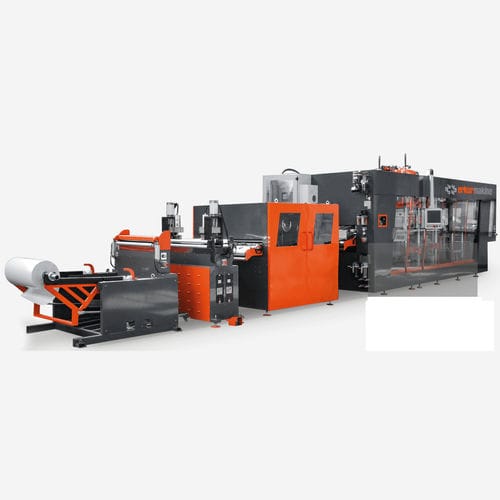 Устройство для термоформования с подачей в рулонах - ER 80-4 - Erkur Thermoforming Machinery - для упаковки / автоматическое / вакуумное