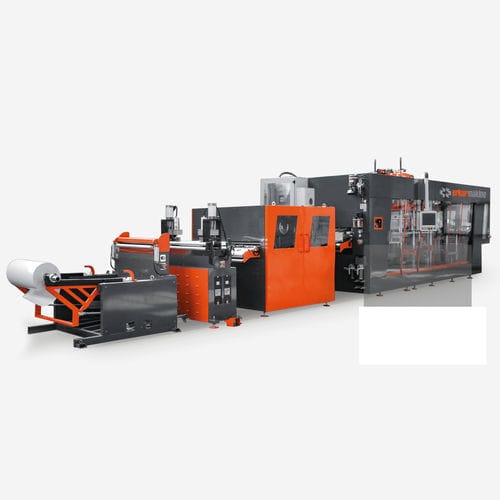 Устройство для термоформования с подачей в рулонах - ER 100 / 3 - Erkur Thermoforming Machinery - для пластин / для упаковки / автоматическое