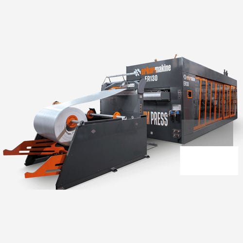 Устройство для термоформования с подачей в рулонах - ER 130 - Erkur Thermoforming Machinery - для пластин / для упаковки / автоматическое