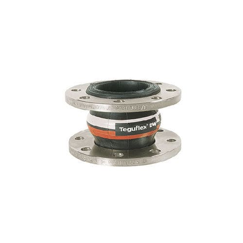 Компенсатор линейного расширения из каучука - TEGUFLEX® P DW - Trelleborg Expansion Joints - круглый / с фланцем / для воды