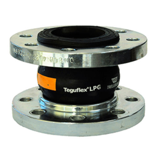 Компенсатор линейного расширения из каучука - TEGUFLEX® P LPG - Trelleborg Expansion Joints - круглый / с фланцем / для нефти