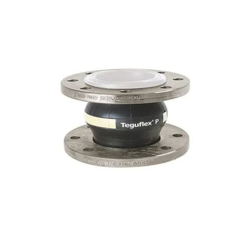 Компенсатор линейного расширения из каучука - TEGUFLEX® P - Trelleborg Expansion Joints - круглый / с фланцем / для пищевой промышленности
