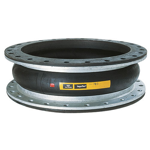 Компенсатор линейного расширения из каучука - Teguflex® FFL - Trelleborg Expansion Joints - круглый / с фланцем / для нефтепродуктов