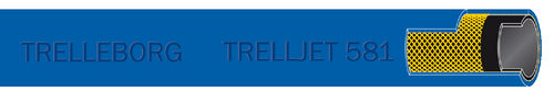 Гибкий шланг для продуктов питания - TRELLJET 581  - Trelleborg Industrial Hose - из каучука / высокое давление / высокотемпературный