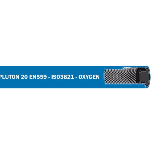 Гибкий шланг для газа - PLUTON BLUE - Trelleborg Industrial Hose - для кислорода / из каучука / для сварки